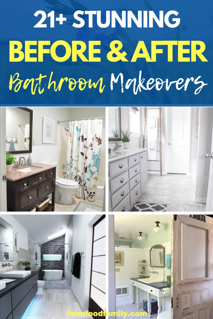best before and after bathroom makeovers