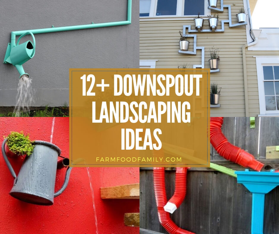 best downspout landscaping ideas
