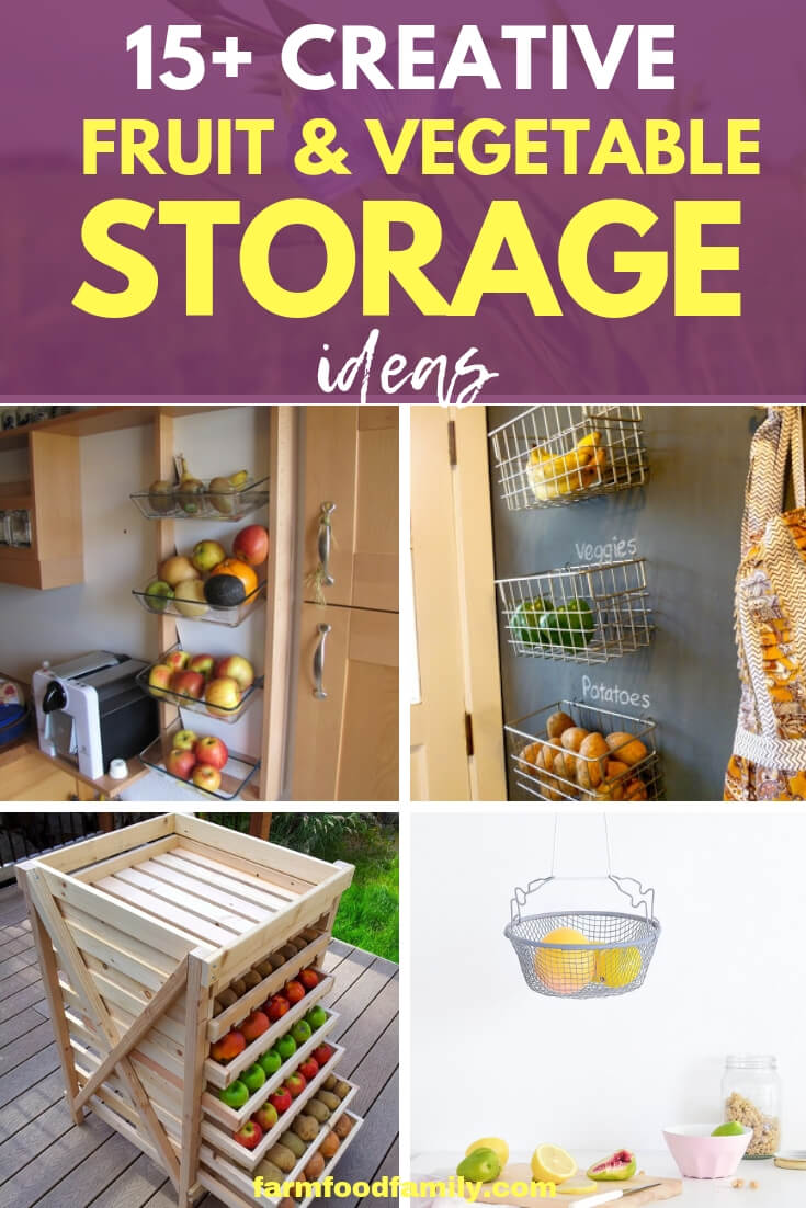 Best Fruit and Vegetable Storage Ideas For Your Kitchen