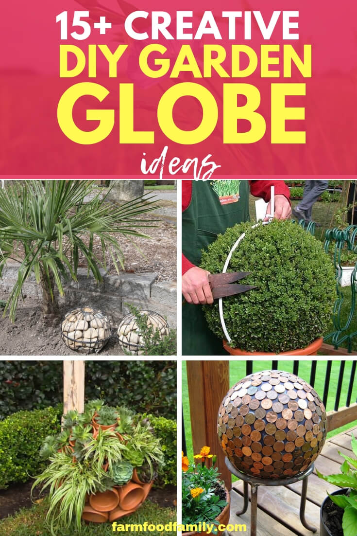 Creative DIY Garden Globe Ideas