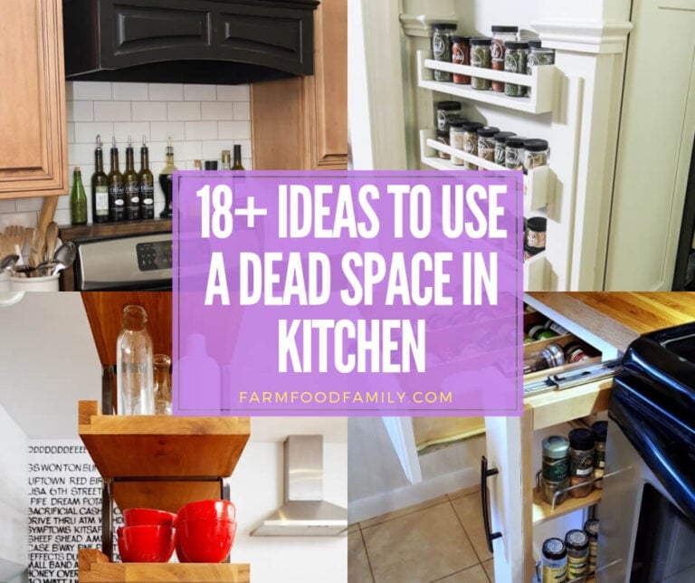 best kitchen hacks to use a narrow or dead space
