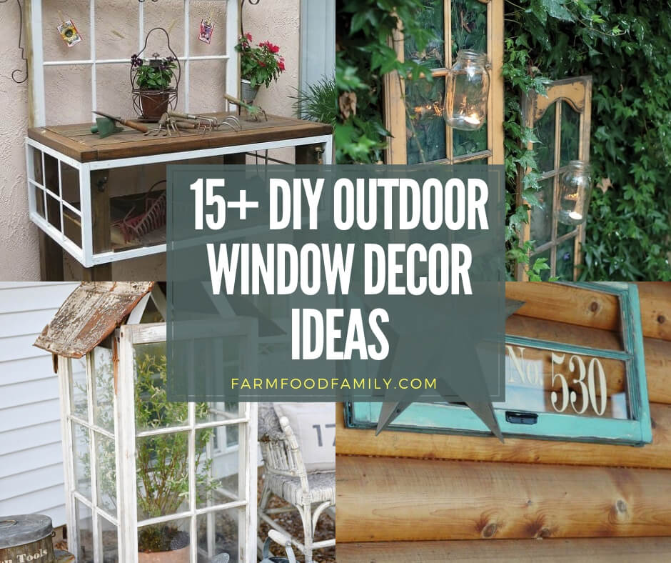 best diy outdoor window decor ideas
