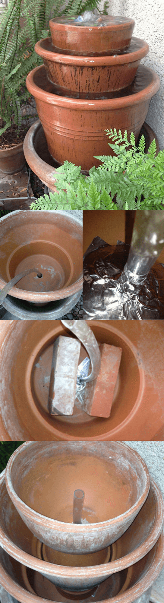 Make A Clay Pot Fountain