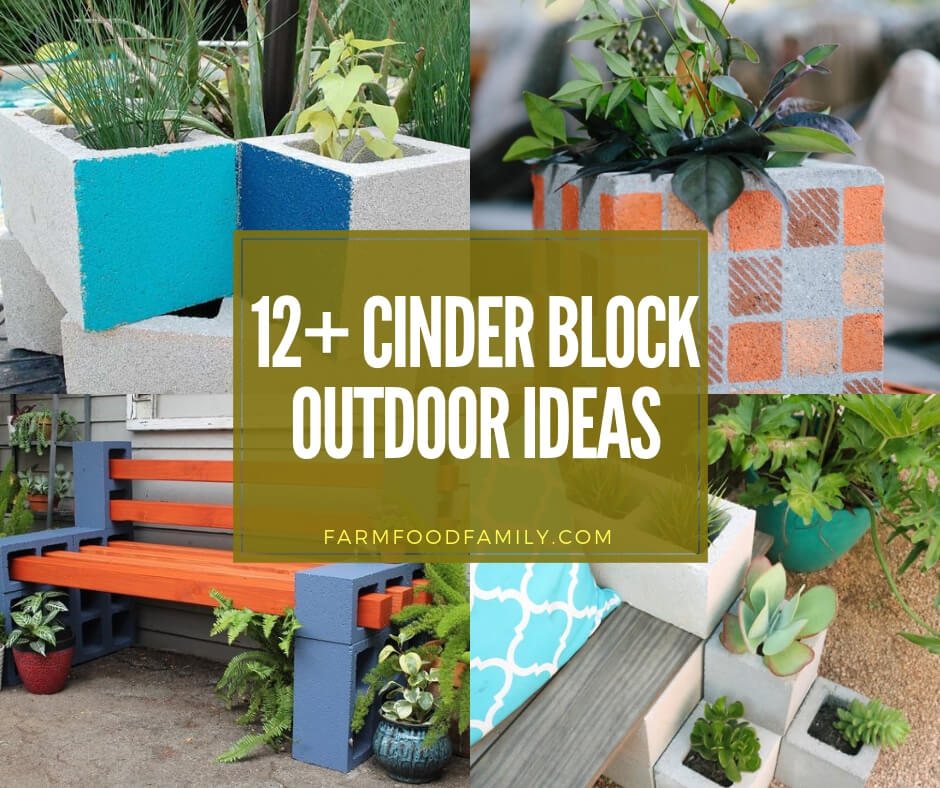 best cinder block outdoor ideas