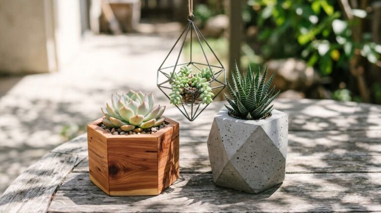 10 Genius DIY Geometric Planter Ideas You Can Build This Weekend