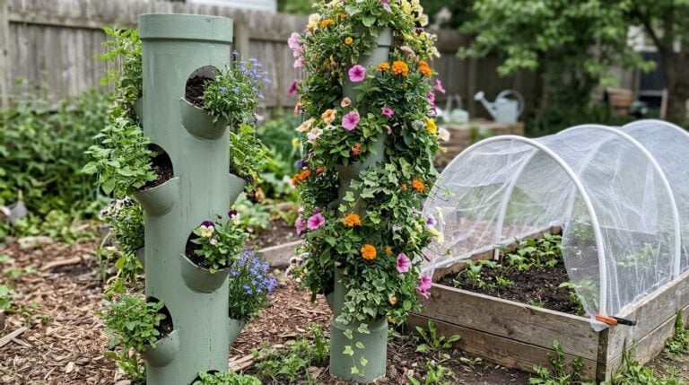 15 Genius DIY PVC Pipe Planter and Garden Ideas