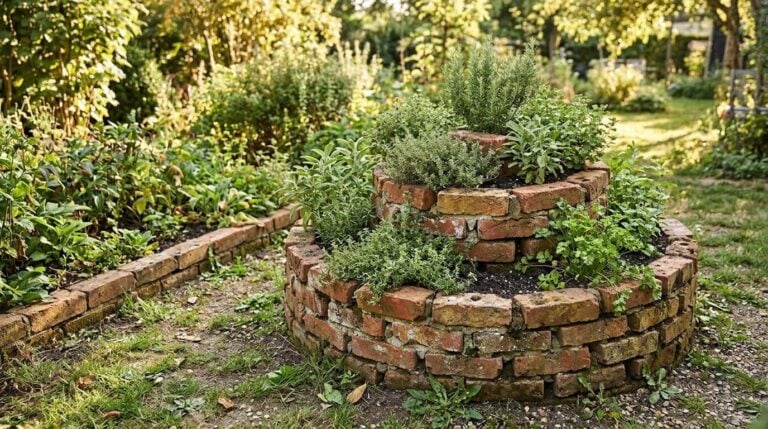 15 Resourceful Ways to Repurpose Old Bricks In Garden