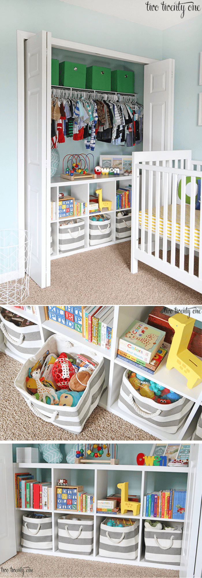 best bedroom organization ideas Nursery closet