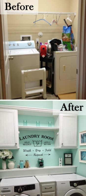 2 laundry room makeover ideas
