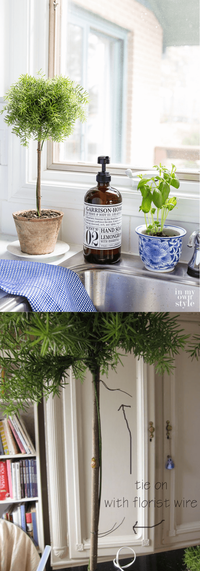 how to make a topiary tree in pot for beginners DIY Fake Topiary