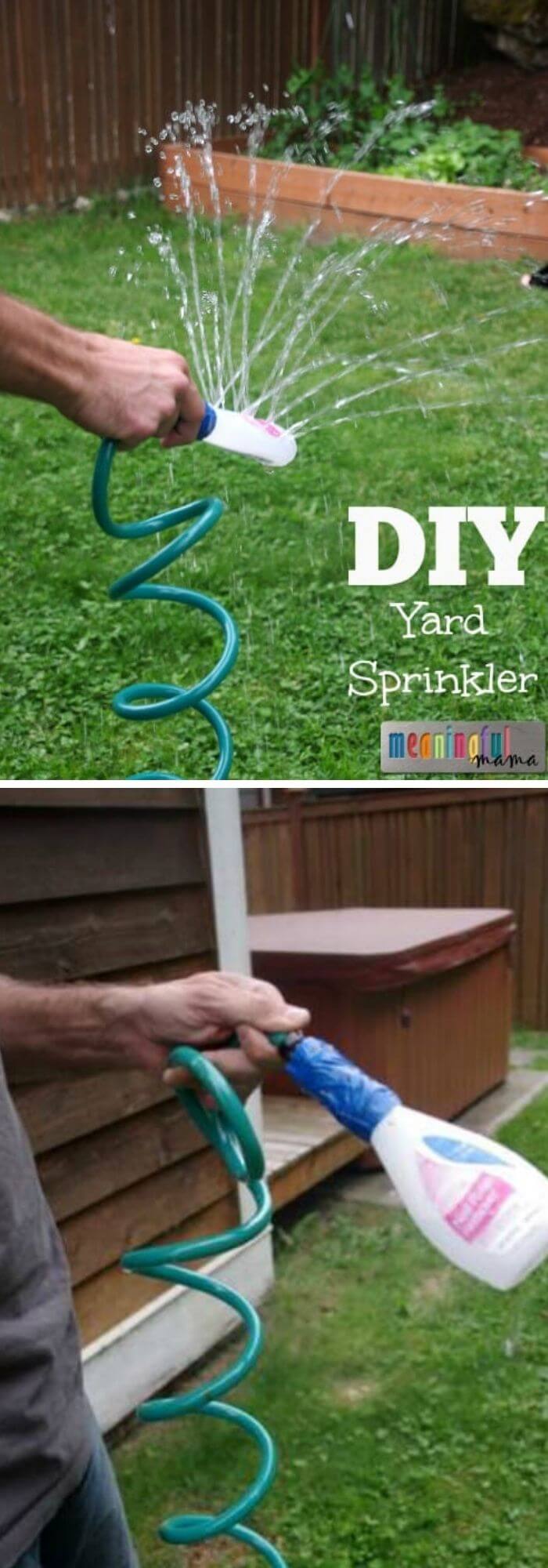 DIY Yard Sprinkler