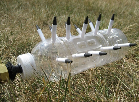 DIY Sprinkler using recycled materials