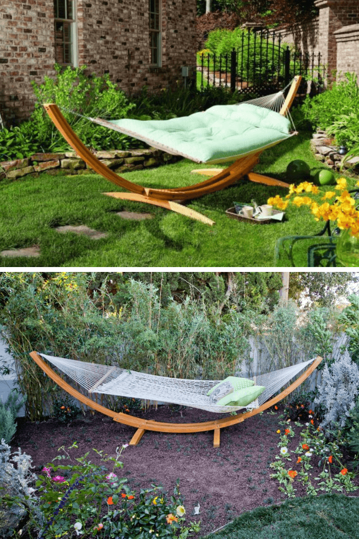 best backyard hammock ideas No Trees required