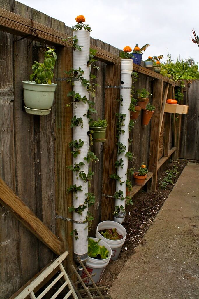 DIY PVC Pipe Planters for Your Garden Strawberry tower