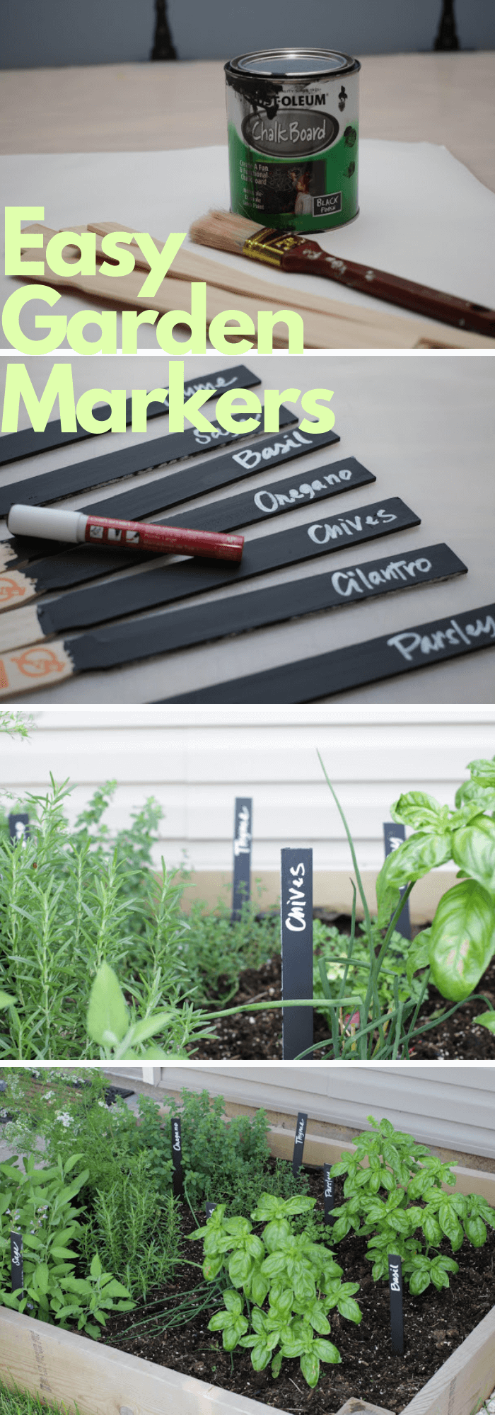 Easy Garden Markers