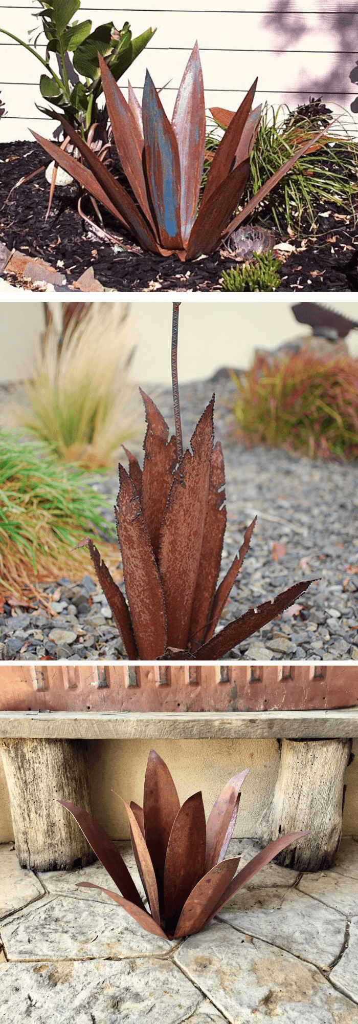 Rusty Metal garden DIY Ideas Metal sculpture