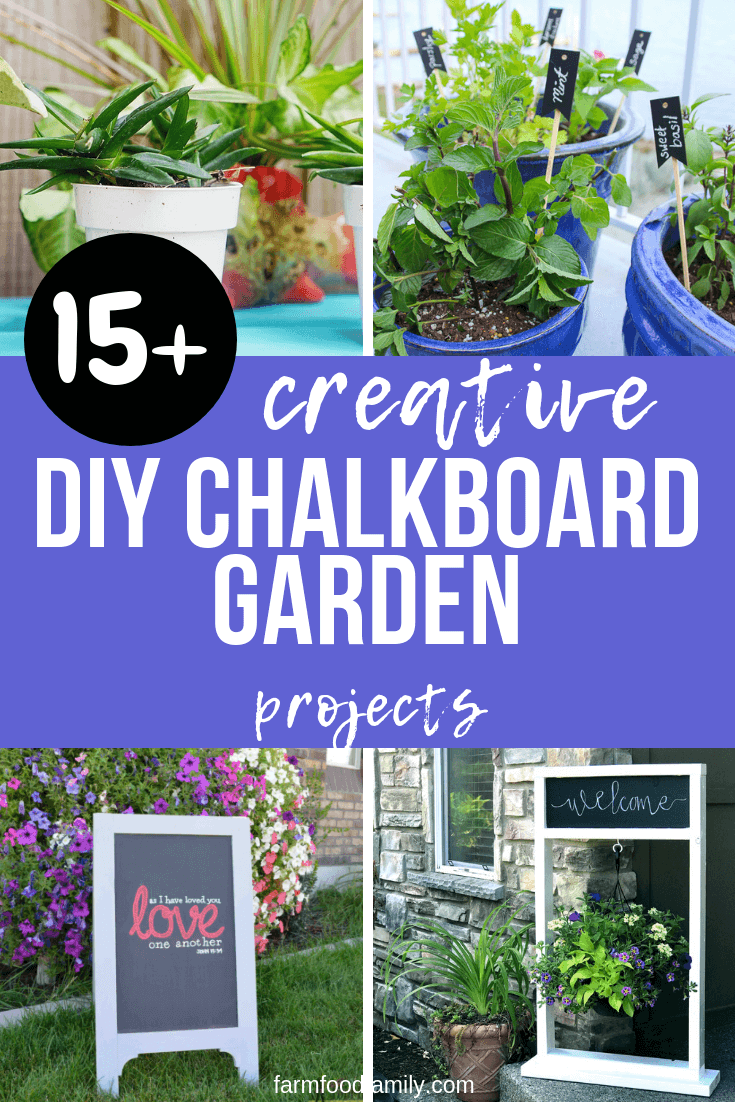 best diy chalkboard garden ideas
