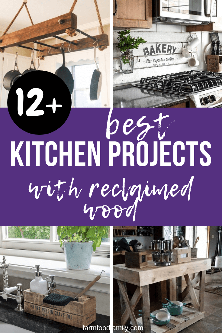 best kitchen decor projects with reclaimed wood