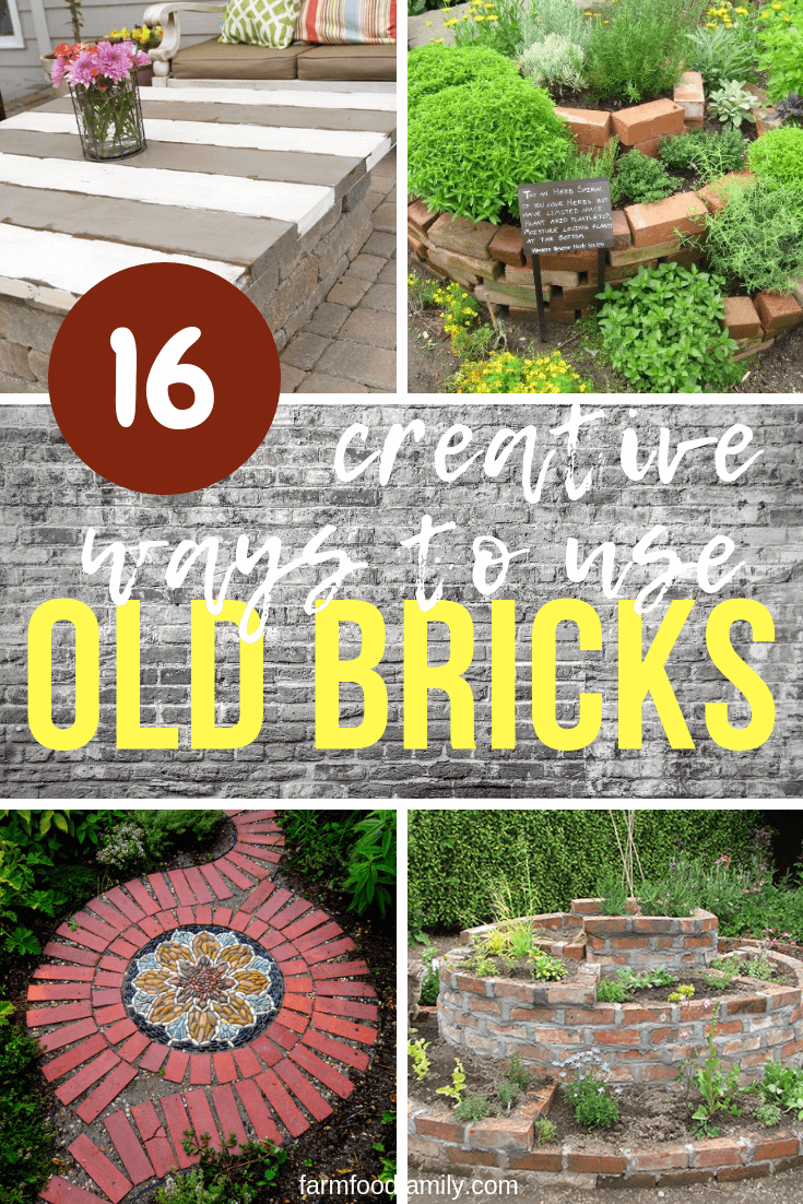 Creative ways to repurpose old bricks