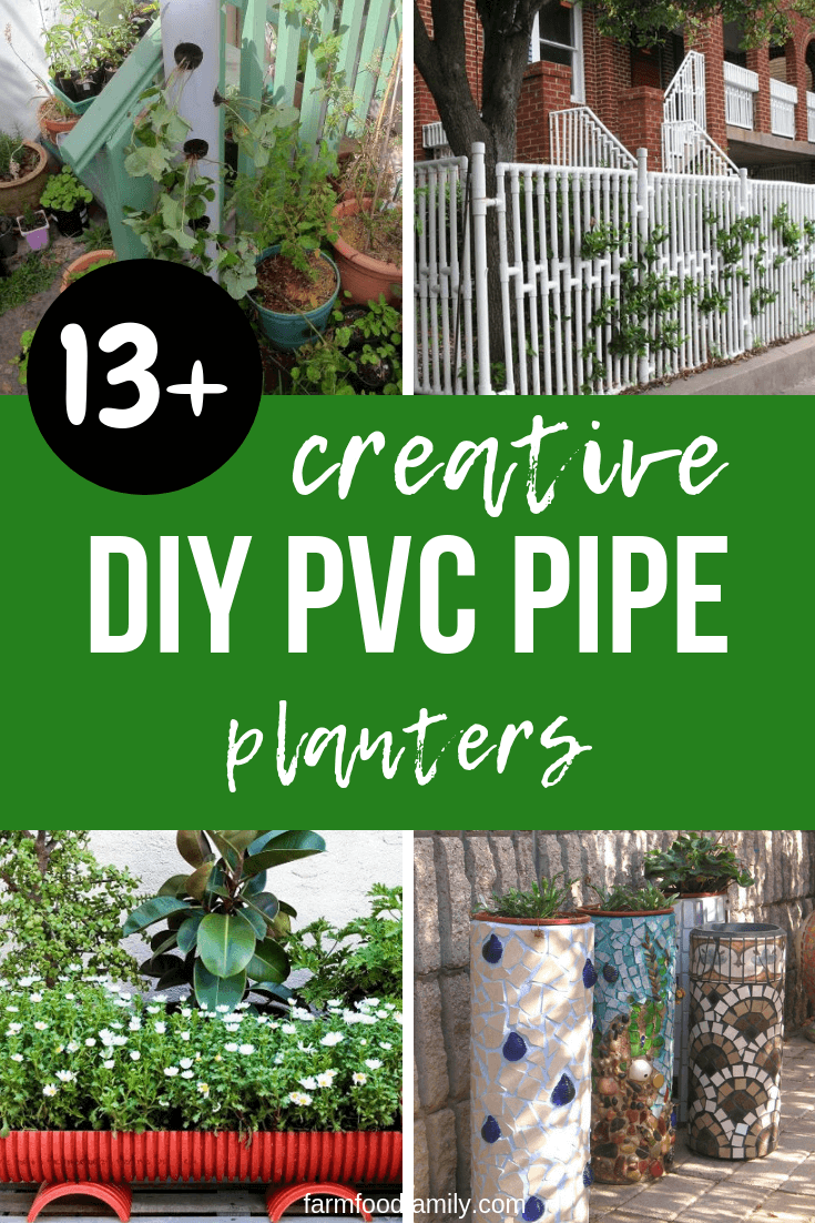 DIY PVC Pipe Planters for Your Garden
