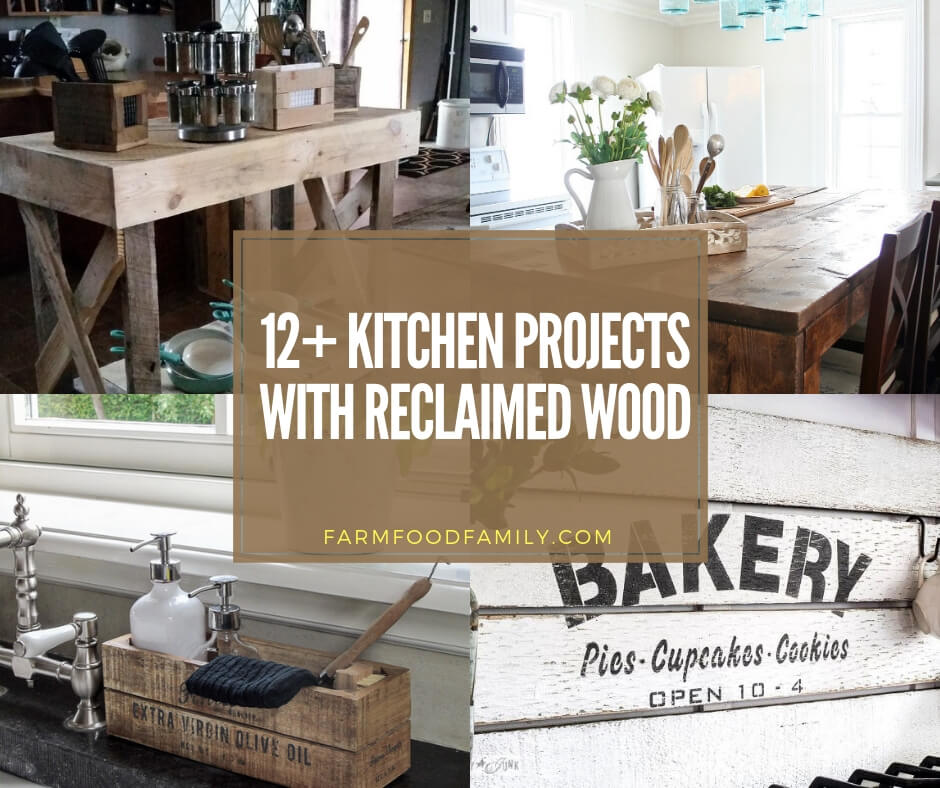 best kitchen decor projects with reclaimed wood