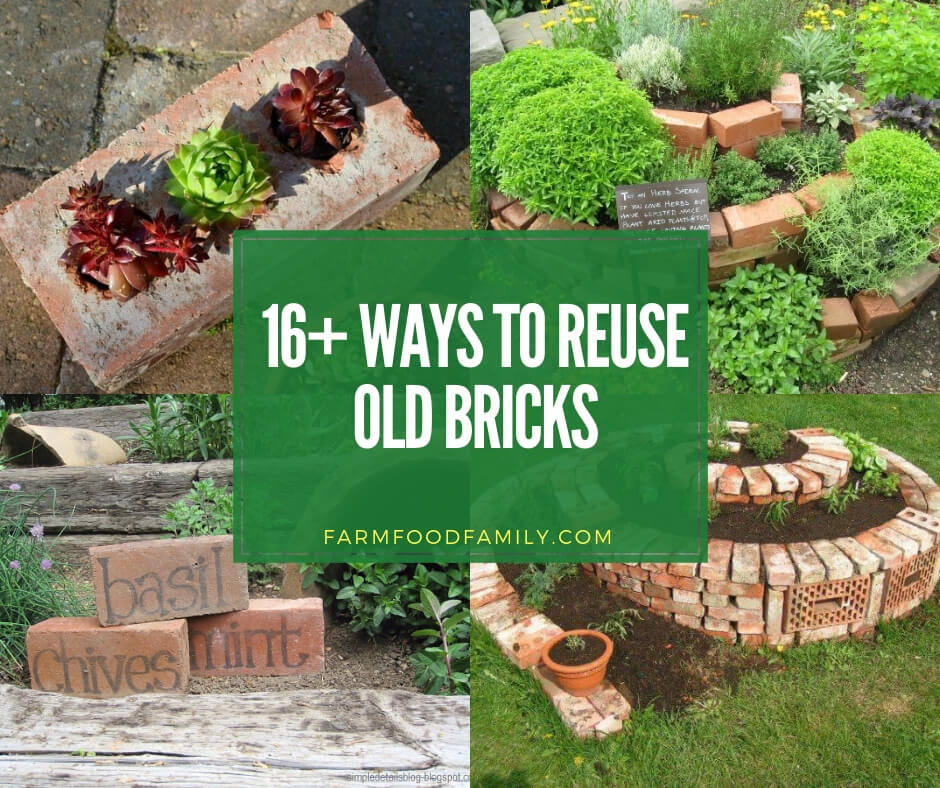 creative ways to reuse old bricks