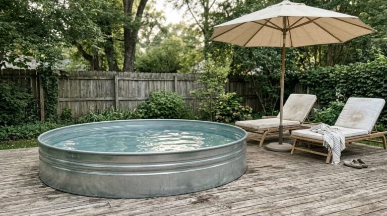 20 Galvanized Stock Tank Pool Ideas for a Safe, Stylish Backyard Dip