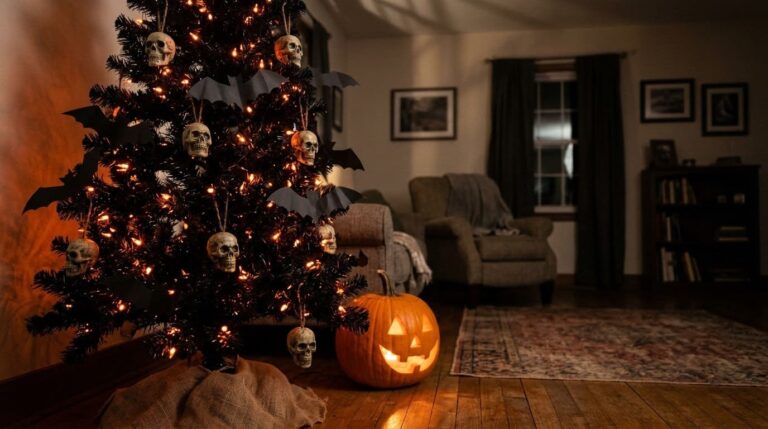 20 Spooky Halloween Tree Ideas (With Lights, Safety, and Wildlife-Safe Swaps)