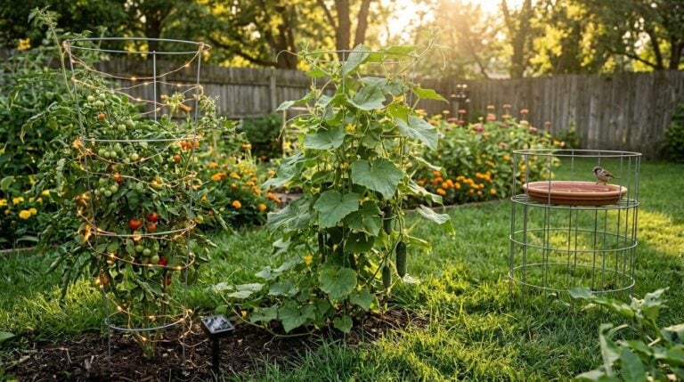 18 Genius DIY Hacks Using Tomato Cages (For Every Season)