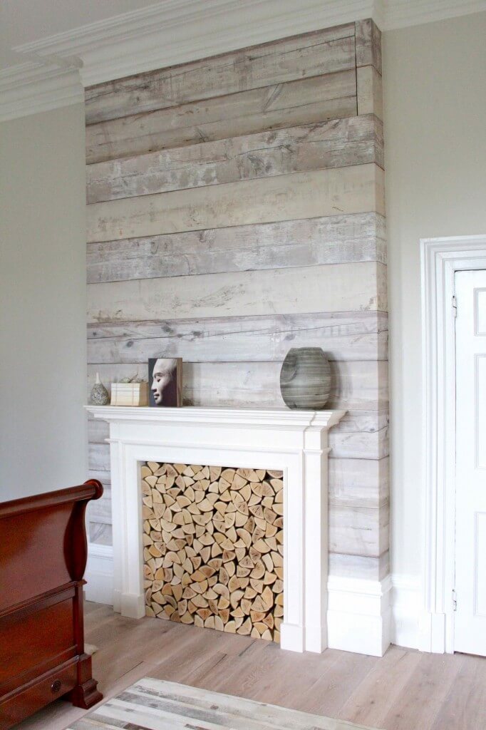 Accent Wood Plant Wall