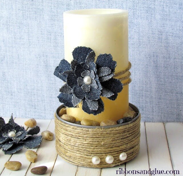Shabby Chic Candle Holder