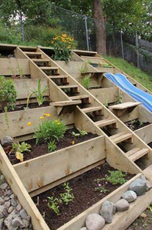 19 sloped backyard ideas