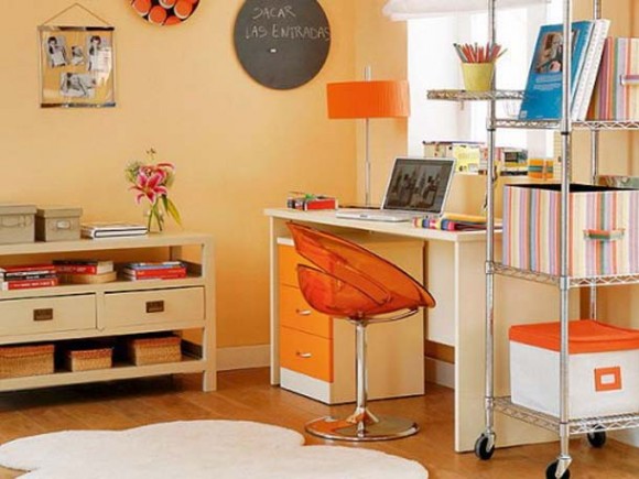 2 Orange Wall Paint for Home Office