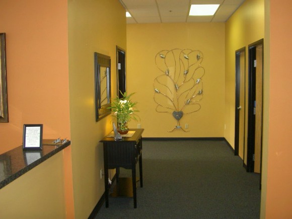 2 Warm and relaxing inside the chiropractic office interior design