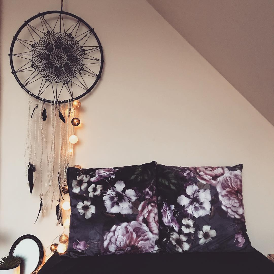 Dreamcatcher hanging on the wall