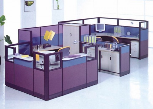 3 functional cubicles office interior design