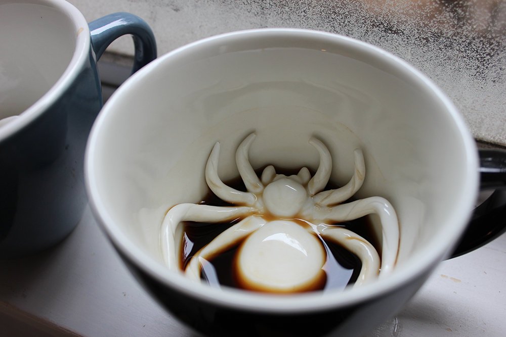 Spider cup for halloween