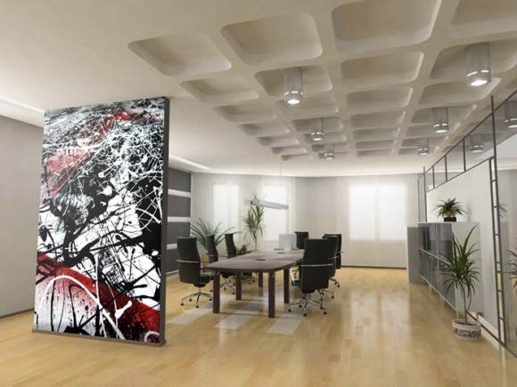5 Digital Wallpaper Office Decoration Interior Design