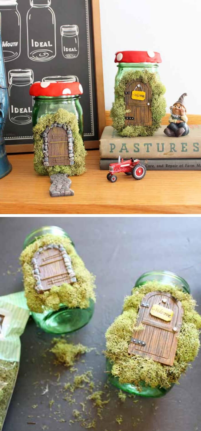 Fairy House Mason Jar