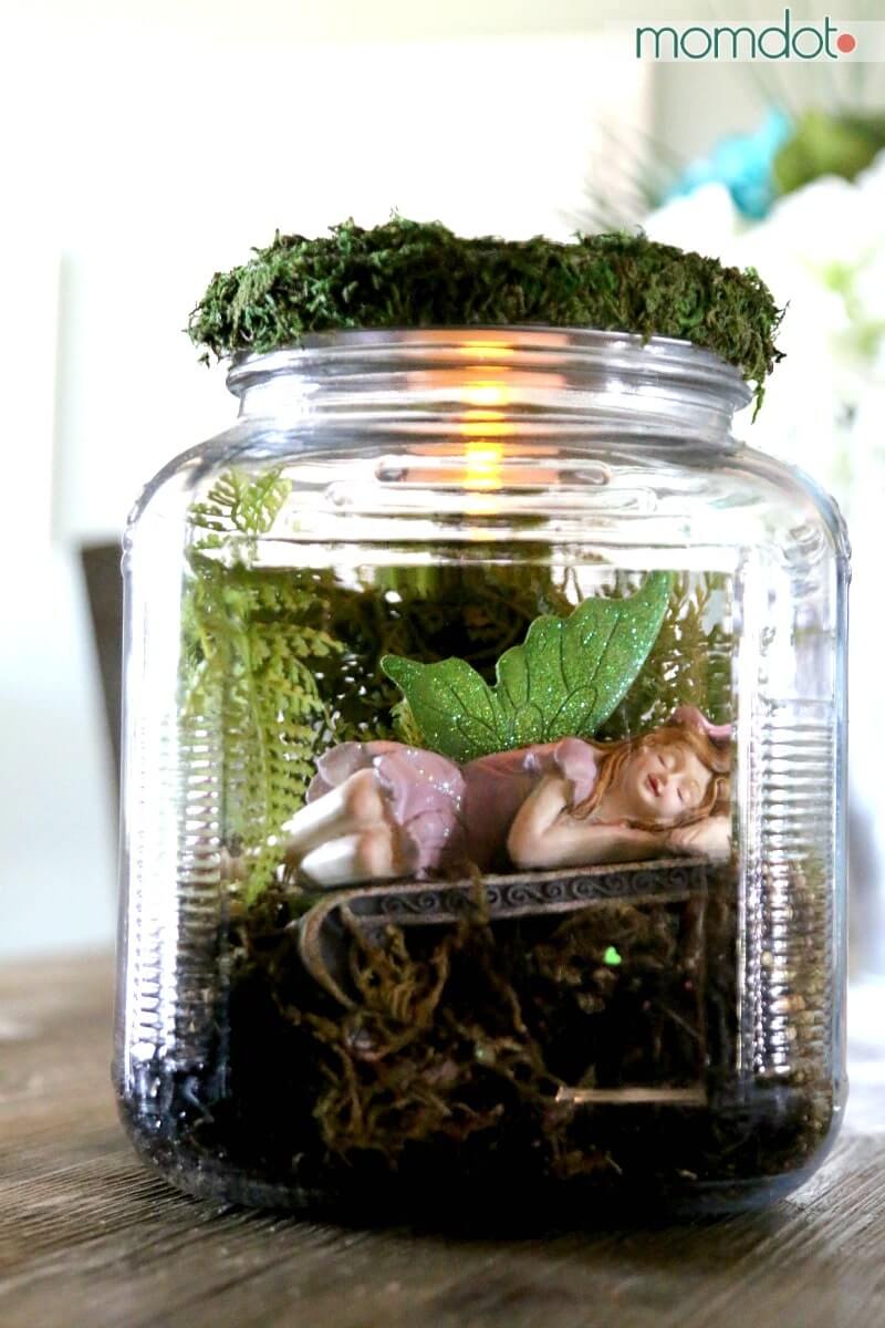 DIY Mason Jar Fairy House