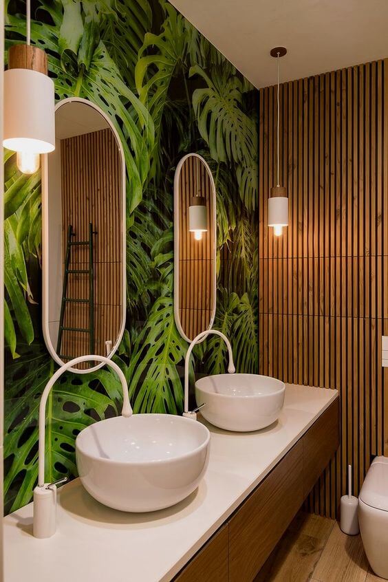7 tropical bathroom decor