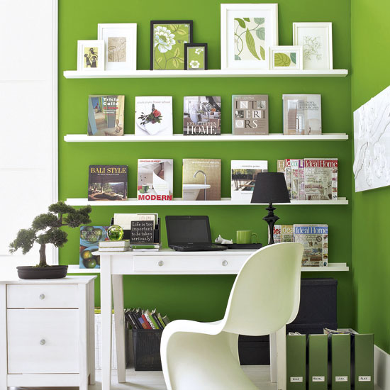 8 green wall painting for home office