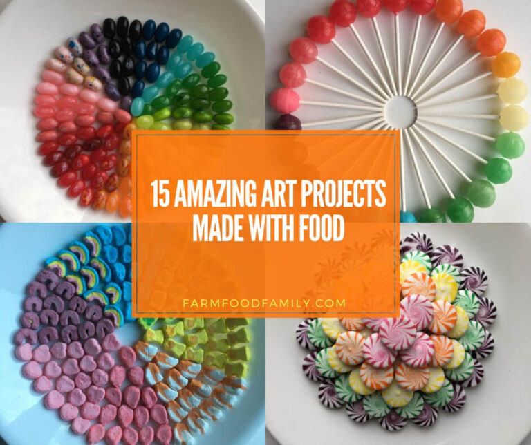 17+ Amazing Art Projects Made With Food