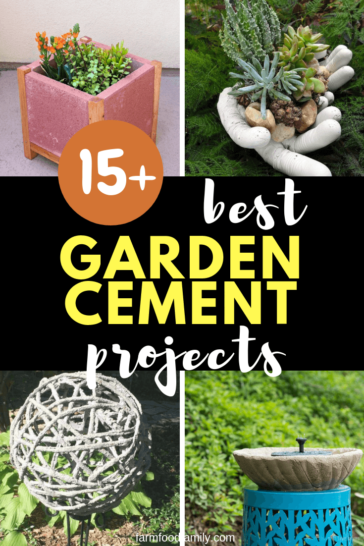 best garden cement ideas