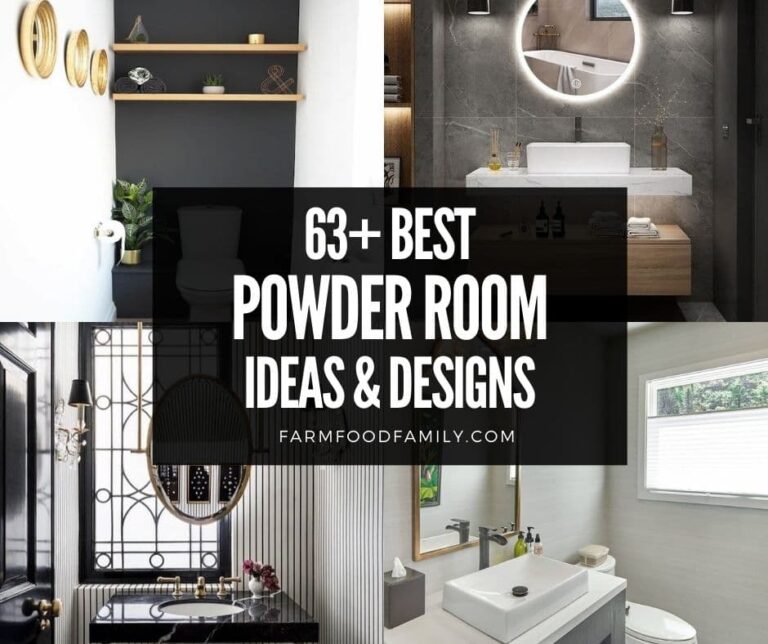 63+ Creative Powder Room Ideas and Designs