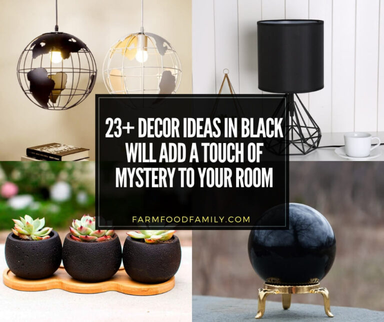 23+ Decor Ideas In Black Will Add a Touch of Mystery To Your Room