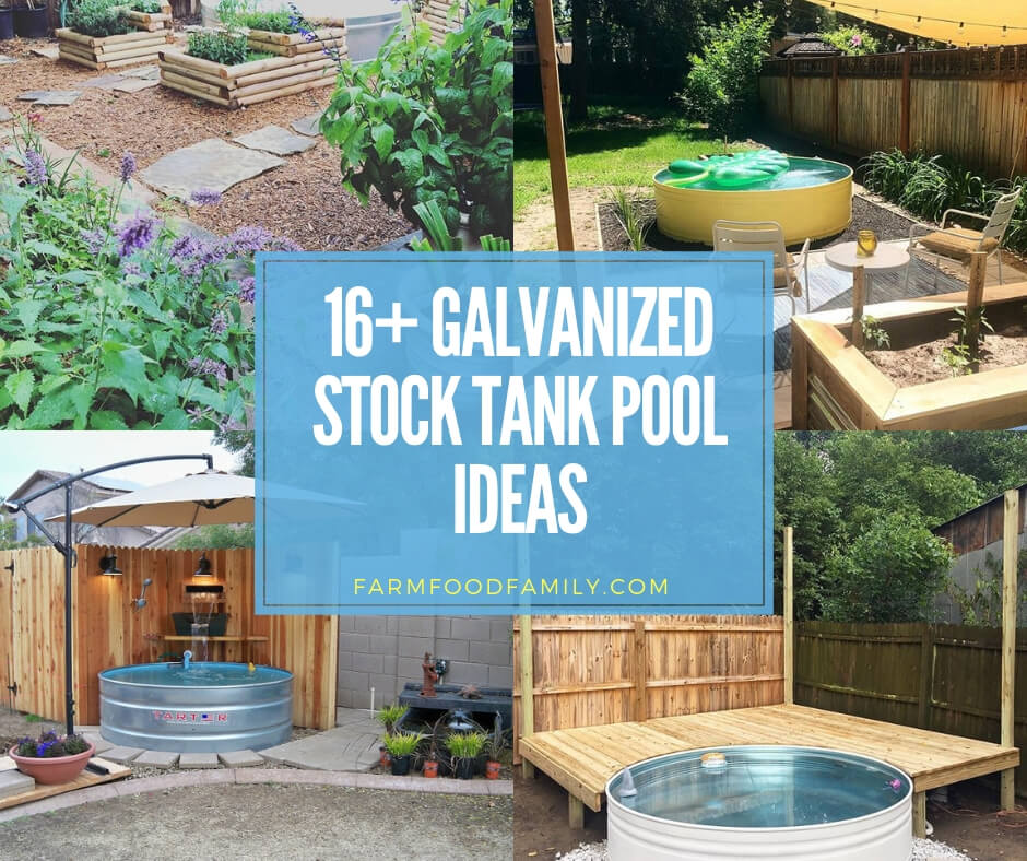 best galvanized stock tank pool ideas