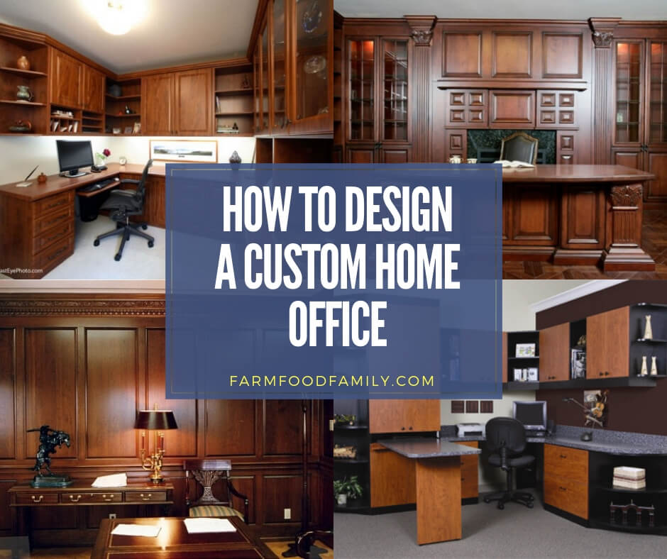 Best Custom Home Office Ideas Designs, Custom Home Office Desk Ideas
