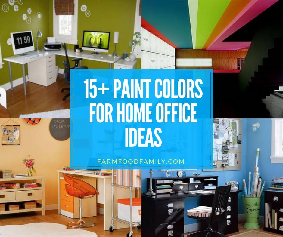 15 Best Paint Colors For Home Office Ideas 2022 - What Paint Color Is Best For An Office