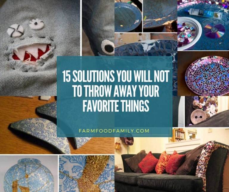 15 Solutions You Will Not To Throw Away Your Favorite Things